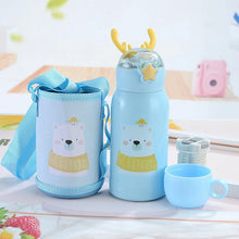 Lade das Bild in den Galerie-Viewer, Xmax Christmas Cup Gift Antlers Smart Children's Thermal Insulation Cartoon Cute Water