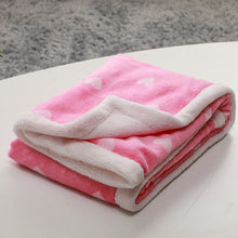 Load image into Gallery viewer, Babies' Blanket Double-Layer Thick Flannel Lambswool Breathable Thermal Coral Fleece Embroidered Blanket