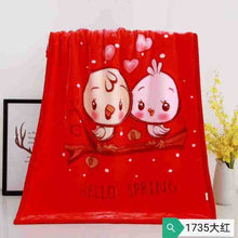 Lade das Bild in den Galerie-Viewer, Children's Cloud Blanket Double-Layer Thickened Cartoon Children's Blanket Cartoon Babies' Woolen Blanket