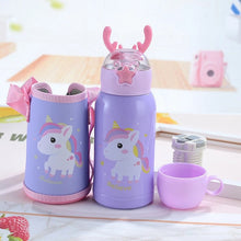 Lade das Bild in den Galerie-Viewer, Xmax Christmas Cup Gift Antlers Smart Children's Thermal Insulation Cartoon Cute Water