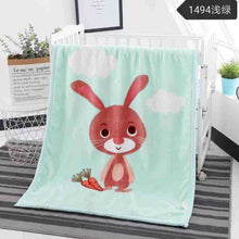 Lade das Bild in den Galerie-Viewer, Children's Cloud Blanket Double-Layer Thickened Cartoon Children's Blanket Cartoon Babies' Woolen Blanket