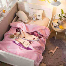 Lade das Bild in den Galerie-Viewer, Children's Cloud Blanket Double-Layer Thickened Cartoon Children's Blanket Cartoon Babies' Woolen Blanket