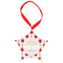 Load image into Gallery viewer, 3x500pcs Xmas Christmas Stickers Roll Label 4 Kinds of Rainbow Sun Raindrops Thank You Seal Decoration Gift