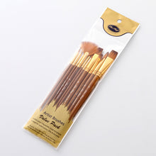 Load image into Gallery viewer, 10 PCs Set Painting Brush Pearl White Nylon Hair Brush Oil Painting Brush Set