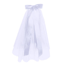 Lade das Bild in den Galerie-Viewer, 2x Halloween Xmas Christmas Gifts Decoration Short Spiritual Love Veil Big Bow