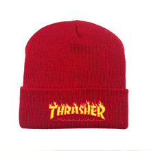 Lade das Bild in den Galerie-Viewer, Warm Winter Knit Beanie Hats Hat Autumn Men and Women Hip Hop Embroidery Wool Outdoor Sports Unisex