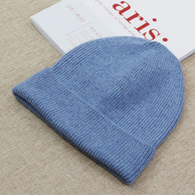 Lade das Bild in den Galerie-Viewer, Warm Winter Knit Beanie Hats Ins Solid Color Women's Fashion Ear Protection Wool Men All-Matching Pullover Unisex