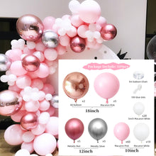 Load image into Gallery viewer, 104PCs Blue Theme Macaron Rubber Balloons Birthday Party Wedding Decoration