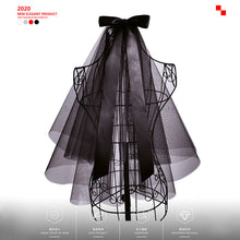 Lade das Bild in den Galerie-Viewer, 2x Halloween Xmas Christmas Gifts Decoration Short Spiritual Love Veil Big Bow