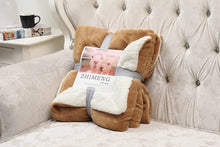 Lade das Bild in den Galerie-Viewer, Winter Thickened Velvet Blanket Berber Fleece Blanket Single Double Blanket Double Layer Gift Blanket