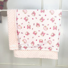 Lade das Bild in den Galerie-Viewer, Baby Coral Fleece Blanket Coral Fleece Soft Spring and Autumn Quilt Cartoon Double Layer Cover Blanket