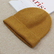 Lade das Bild in den Galerie-Viewer, Warm Winter Knit Beanie Hats Ins Solid Color Women's Fashion Ear Protection Wool Men All-Matching Pullover Unisex