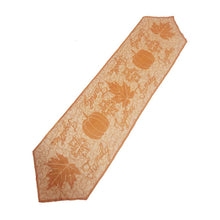 Lade das Bild in den Galerie-Viewer, 20x80 Inch Thanksgiving Alban Elved Pumpkin Maple Leaves Lace Table Cloth Table Flag