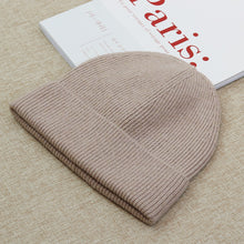 Lade das Bild in den Galerie-Viewer, Warm Winter Knit Beanie Hats Ins Solid Color Women's Fashion Ear Protection Wool Men All-Matching Pullover Unisex