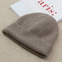 Lade das Bild in den Galerie-Viewer, Warm Winter Knit Beanie Hats Ins Solid Color Women's Fashion Ear Protection Wool Men All-Matching Pullover Unisex