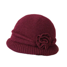 Load image into Gallery viewer, Warm Winter Knit Beanie Hats Middle-Aged and Elderly Hat Old Lady Dome Basin Women Cold-Proof Unisex