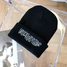 Lade das Bild in den Galerie-Viewer, Warm Winter Knit Beanie Hats Black All-Match Korean Woolen Hat Women Autumn Unisex