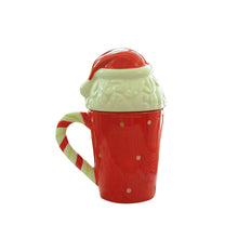 Lade das Bild in den Galerie-Viewer, Xmax Christmas Cup Gift with Lid Ceramic Mark Three-Dimensional Animal Cartoon Creative Gift