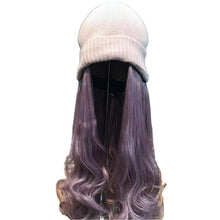 Lade das Bild in den Galerie-Viewer, Warm Winter Knit Beanie Hats Women's Long Hair Live Broadcast Wool Big Wave Unisex