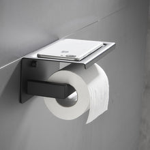 Lade das Bild in den Galerie-Viewer, 304 Stainless Steel Punch-Free Toilet Tissue Holder Phone Holder Wall-Mounted