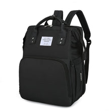 Load image into Gallery viewer, Backpack Extendable Bedspread Portable Folding Crib Large Capacity out Baby Diaper Bag
