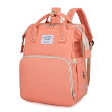 Load image into Gallery viewer, Backpack Extendable Bedspread Portable Folding Crib Large Capacity out Baby Diaper Bag