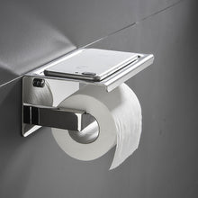 Lade das Bild in den Galerie-Viewer, 304 Stainless Steel Punch-Free Toilet Tissue Holder Phone Holder Wall-Mounted
