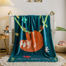 Load image into Gallery viewer, Children's Small Blanket Cartoon Blanket Coral Fleece Flannel Children's Blanket Blanket