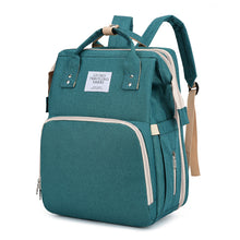Load image into Gallery viewer, Backpack Extendable Bedspread Portable Folding Crib Large Capacity out Baby Diaper Bag