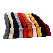 Load image into Gallery viewer, Warm Winter Knit Beanie Hats Women's Cold-Proof Woolen Cap Men's Classic Pullover Unisex