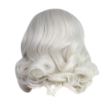 Lade das Bild in den Galerie-Viewer, Women Wig Marilyn Monroe Front Lace White Short Curly Hair W107