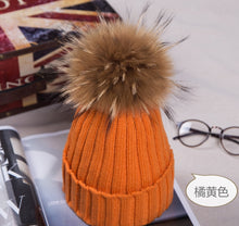Lade das Bild in den Galerie-Viewer, Warm Winter Knit Beanie Hats Autumn Curling Ear Protection Korean Style Plush Ball Woolen Unisex