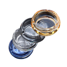 Lade das Bild in den Galerie-Viewer, Ashtray Thickened New Electroplating Multi-Color Household Large, Medium Small Size Crystal Glass