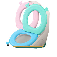Load image into Gallery viewer, 3pcs Toilet Seat Cover Pads Household Four Seasons Happy Day Washer Non-Silicone