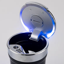 Lade das Bild in den Galerie-Viewer, Ashtray Automobile 4S Store Dedicated Electroplating Garbage Cylinder Cover Led Blue Light