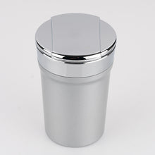 Lade das Bild in den Galerie-Viewer, Ashtray Automobile 4S Store Dedicated Electroplating Garbage Cylinder Cover Led Blue Light