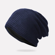 Lade das Bild in den Galerie-Viewer, Warm Winter Knit Beanie Hats Spring and Autumn Korean Style Wool Pile Women's Headscarf Pullover Men's and Women's Ear Protection Unisex