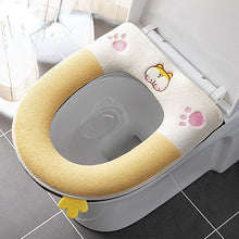 Load image into Gallery viewer, 3pcs Toilet Seat Cover Pads Pad Four Seasons Household Thicker Closestool Cushion Cartoon