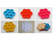 Load image into Gallery viewer, 2PC Silicone Mold 7-Hole Silicone Ice Tray Creative Ice Cubes Mold round Ice Maker