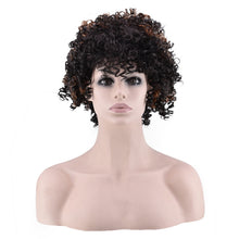 Lade das Bild in den Galerie-Viewer, Women Wig Small Roll Hand Roll High-Temperature Fiber Mid-Length Headgear W375