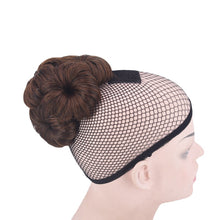 Load image into Gallery viewer, Women's Wig 2/4/6/7/9 Flower Grip Hair Bag Synthetic Hair Comb W136