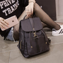 Lade das Bild in den Galerie-Viewer, Backpack Women's Bag Korean Style Fashion All-Matching 2022 New Trendy Oxford Canvas Preppy Style