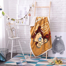 Load image into Gallery viewer, Berber Fleece Blanket Air Conditioning Blanket Sofa Blanket Thickened Children's Double-Layer Flannel
