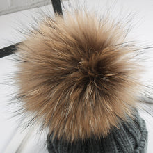 Lade das Bild in den Galerie-Viewer, Warm Winter Knit Beanie Hats Fur Ball Hat Male and Women Students Cute Fur Thickened All-Matching Unisex