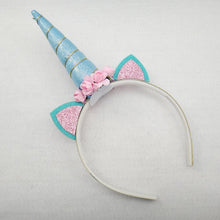 Lade das Bild in den Galerie-Viewer, 2x Halloween Xmas Christmas Gifts Decoration Unicorn Headband Hair Accessories