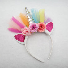 Lade das Bild in den Galerie-Viewer, 2x Halloween Xmas Christmas Gifts Decoration Unicorn Headband Hair Accessories