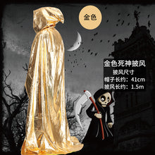 Lade das Bild in den Galerie-Viewer, 2x Halloween Xmas Christmas Gifts Decoration Costume Props Wizard Black and Red Cloak