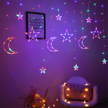 Lade das Bild in den Galerie-Viewer, 3.5M Twinkling Stars Christmas Fairy String Lights Window Decor Xmas Warm White