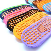 Load image into Gallery viewer, 2Pair Adult Anti Skid Yoga Trampoline Playground Sports Breathable Cotton Floor Socks