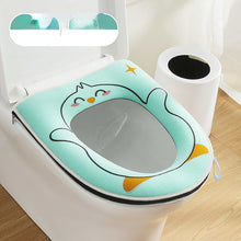 Load image into Gallery viewer, 3pcs Toilet Seat Cover Pads Home Summer Summer Pad Washer Zipper
